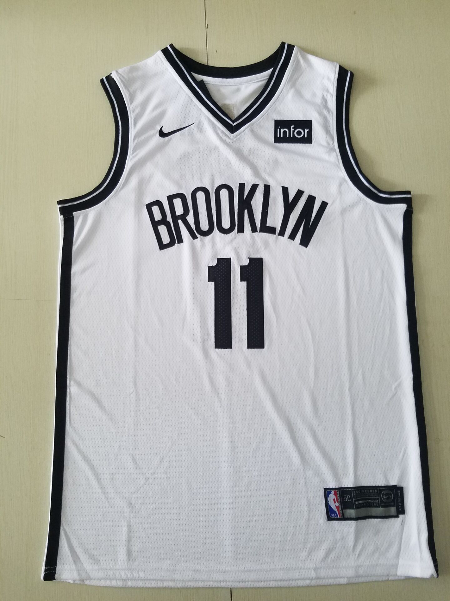 Youth Brooklyn Nets #11 Irving White Nike Game NBA Jerseys